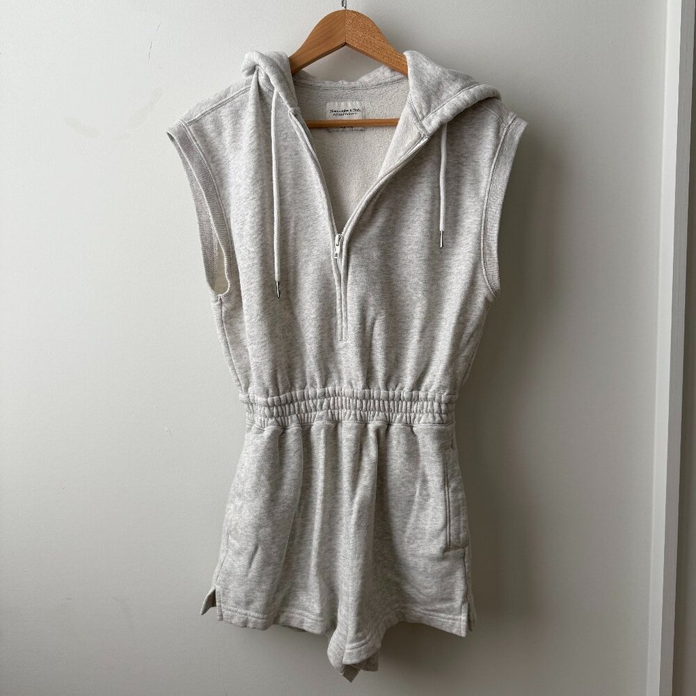 Hooded Fleece Romper